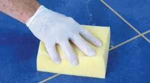 Cleaning Grout Off Tiles Surface