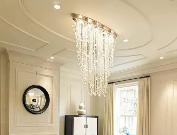 To Clean Chandeliers On High Ceiling, Cleaning Crystal Chandelier With Ammonia